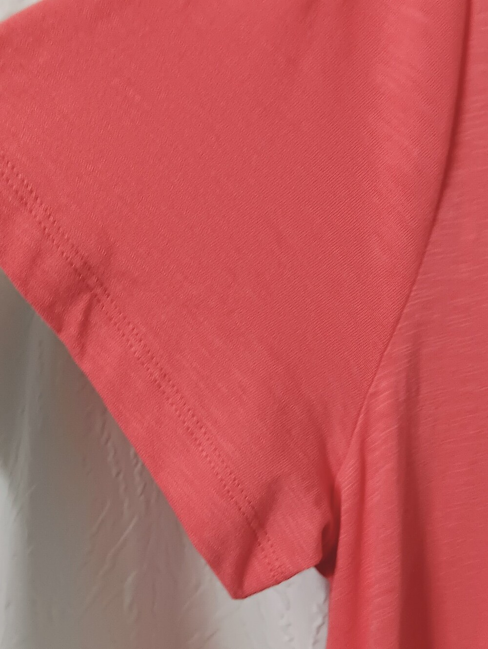 NWOT Soft Surroundings Danielle Button  Coral T-shirt Dress with pockets Size XL - Picture 4 of 11
